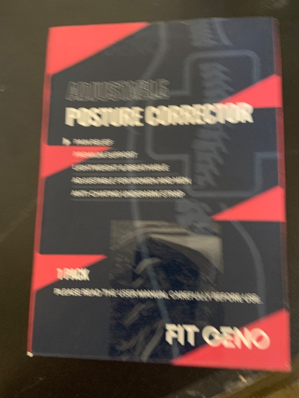 Photo 1 of Fit Geno Posture Corrector for Women Invisilite: Invisible Lightweight Back Brace for Neck Shoulder & Upper Back Pain Relief - Improve Posture Correct Hunchback Slouching Under Clothes Small