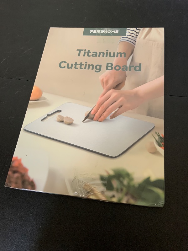 Photo 1 of PEREHOME 3pcs Titanium Cutting Board for Kitchen, Cutting Board Double Sided Food Grade, Chopping Boards with Handle, Dishwasher Safe, Cutting Boards For Meats, Fruits, Vegetables
