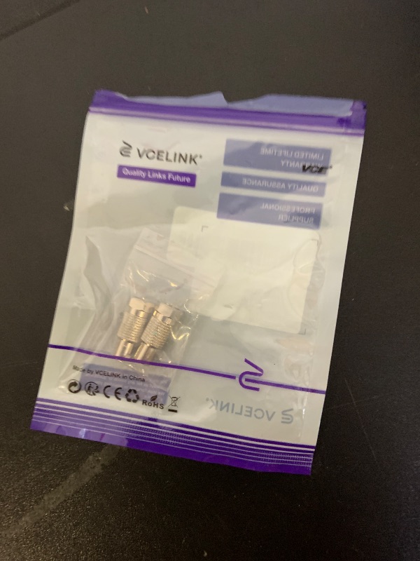 Photo 1 of VCE 2 Pack Atari Adapter, Phono RCA Female to F Type Male RF Connector Coaxial Adapter for Atari 2600/7800 Sega/Coleco/Commodore Game System