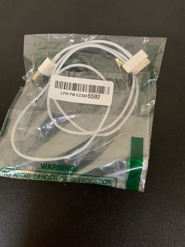Photo 1 of ZLONXUN Cable Compatible with Charger iPhone 4/4S/3G/3GS,Old iPad 1 2 3,iPod Touch 4 3 2 1 Nano, iPod Classic 3 2 1,(3.3 Feet,White)