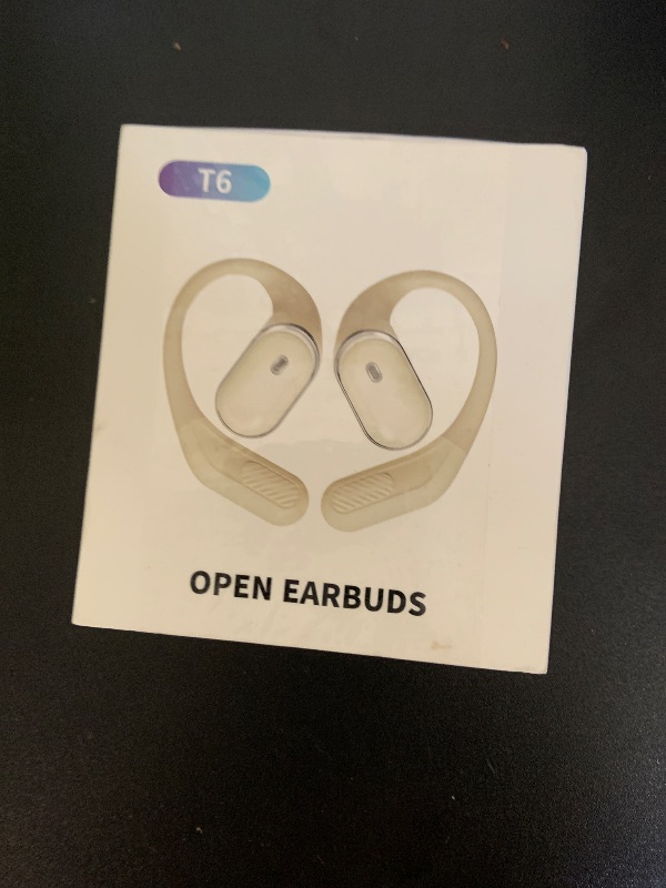 Photo 1 of TRAUSI Open Ear Wireless Earbuds Bluetooth Headphones, 50Hrs Playtime Stereo Sound Earphones with IPX7 Waterproof Ear Buds for Fitness/Travel