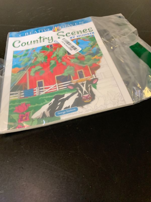 Photo 1 of Creative Haven Country Scenes Color by Number Coloring Book (Adult Coloring Books: In The Country)