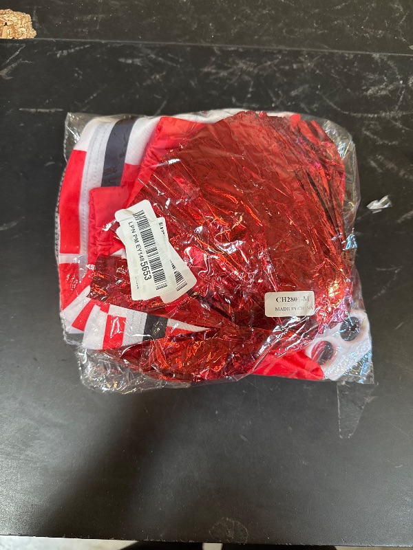 Photo 1 of Koatobbor Girls Cheerleader Costume Cheerleading Outfit Dress for Halloween Party Birthday Gift 3-9Years (4-5 Years, Red)
