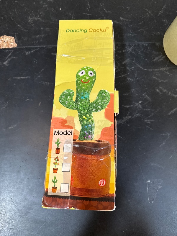 Photo 1 of Emoin Dancing Cactus Baby Toys, Talking Cactus Repeats What You Say Dancing Mimicking Toy with LED English Sing Talking 15 Second Voice Recorder Musical Toys