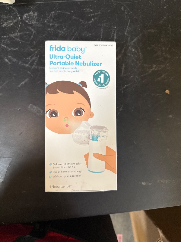 Photo 1 of Frida Baby Nebulizer for Babies, Portable Nebulizer for Kids, Babies, Infants & Adults, Ultra-Quiet Handheld Nebulizer with Mask + Diffuser, Congestion + Flu Relief
