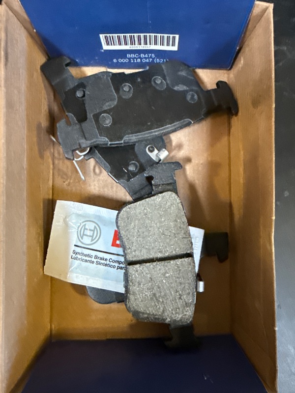 Photo 1 of BOSCH BE1878H Blue Ceramic Disc Brake Pad Set With Hardware - Compatible With Select Honda Civic; REAR