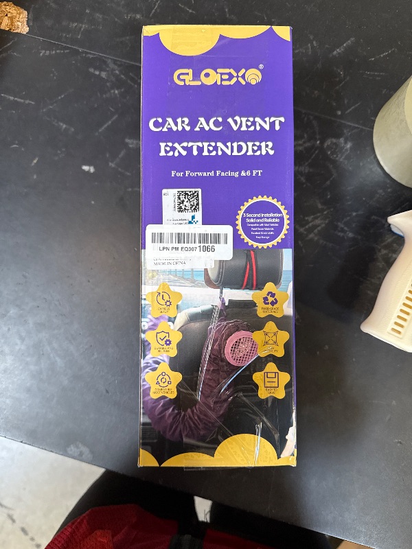 Photo 1 of Car Ac Vent Extender for Baby Kid Pet, Ac Tube for Back/ Third-Row Seat/Trunk,Cool Air Conditioning Hose Fit 95% of Vehicle Deflectors,Easy to Store, Eco-Friendly Material,Getting Rid Heat (6 Feet)