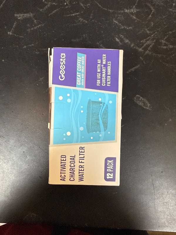 Photo 1 of 12-Pack Replacement Charcoal Water Filters for Use with Cuisinart coffee machines