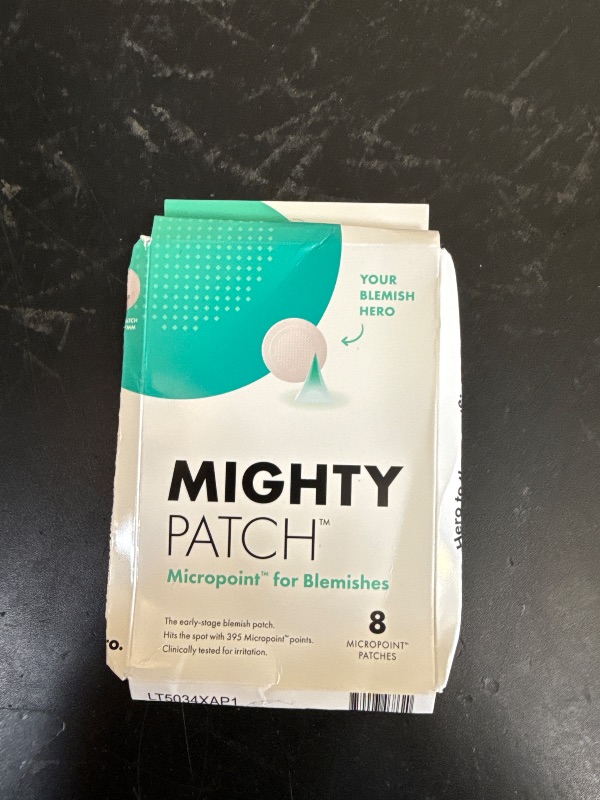 Photo 1 of Mighty Patch Micropoint Large Hydrocolloid Pimple Patches for Face Blemishes from Hero Cosmetics, Acne Stickers for Early Stage Zits & Hidden Pimples, 395 Proprietary Micropoints, 