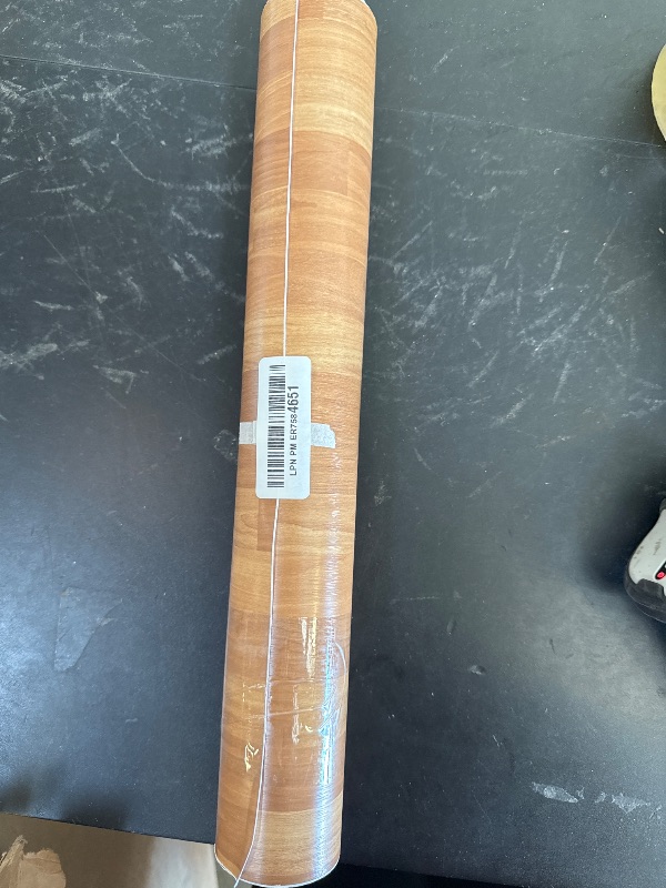 Photo 1 of MelunMer Wood Peel and Stick Wallpaper Wood Grain Contact Paper for Cabinets Self Adhesive Removable Wallpaper Faux Wooden Contact Paper for Countertop Decorative Planks Panel 393 in L 15.7 in W
