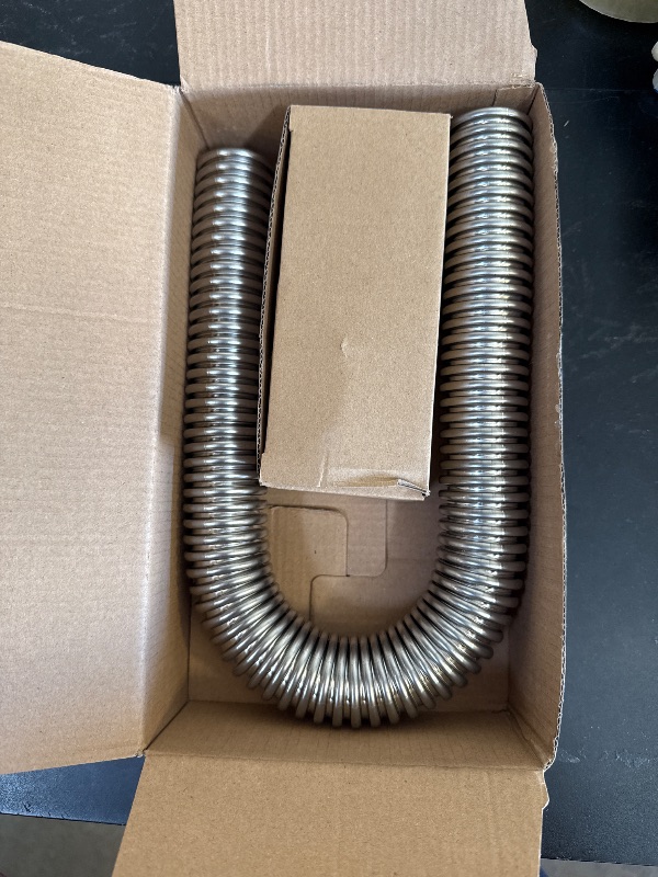 Photo 1 of BLACKHORSE-RACING 24" Stainless Steel Radiator Flexible Coolant Water Hose Kit with Caps Universal