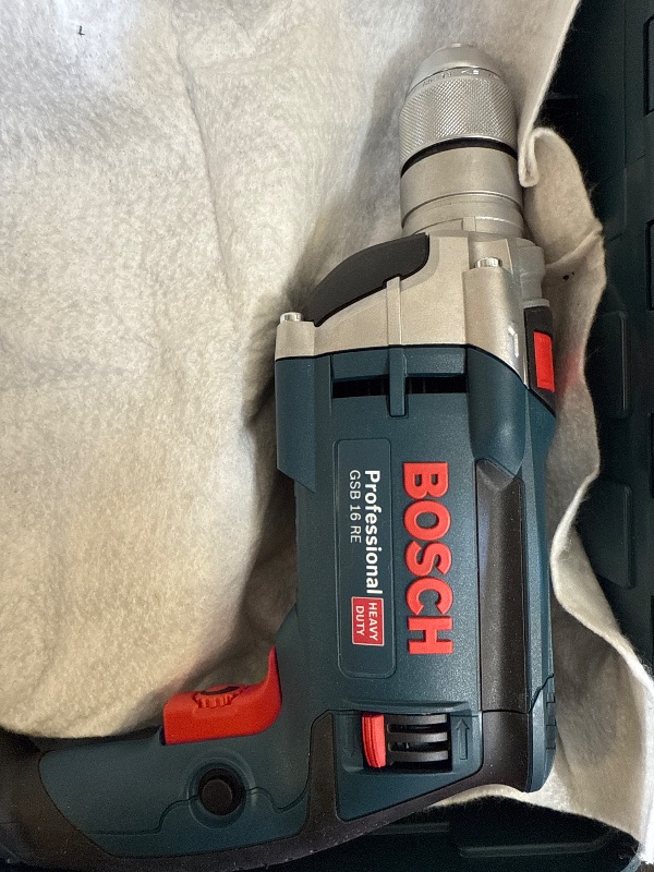 Photo 1 of Bosch GSB 16 RE 1/2-inch Variable Speed Impact Drill Kit - 220-Volt