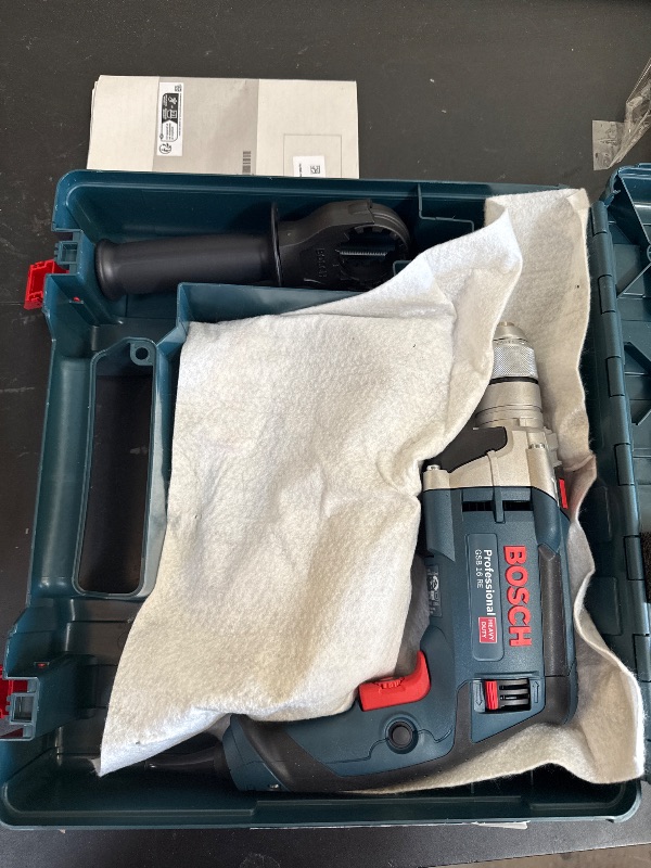 Photo 1 of Bosch GSB 16 RE 1/2-inch Variable Speed Impact Drill Kit - 220-Volt