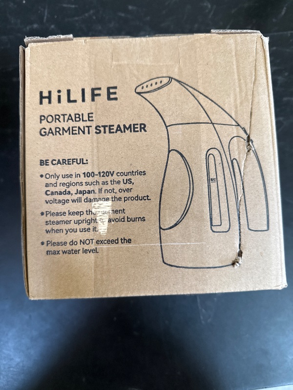 Photo 1 of HiLIFE Steamer for Clothes, Portable Handheld Design, 240ml Big Capacity, 700W, Strong Penetrating Steam, Removes Wrinkle, for Home, Office(ONLY FOR 120V)