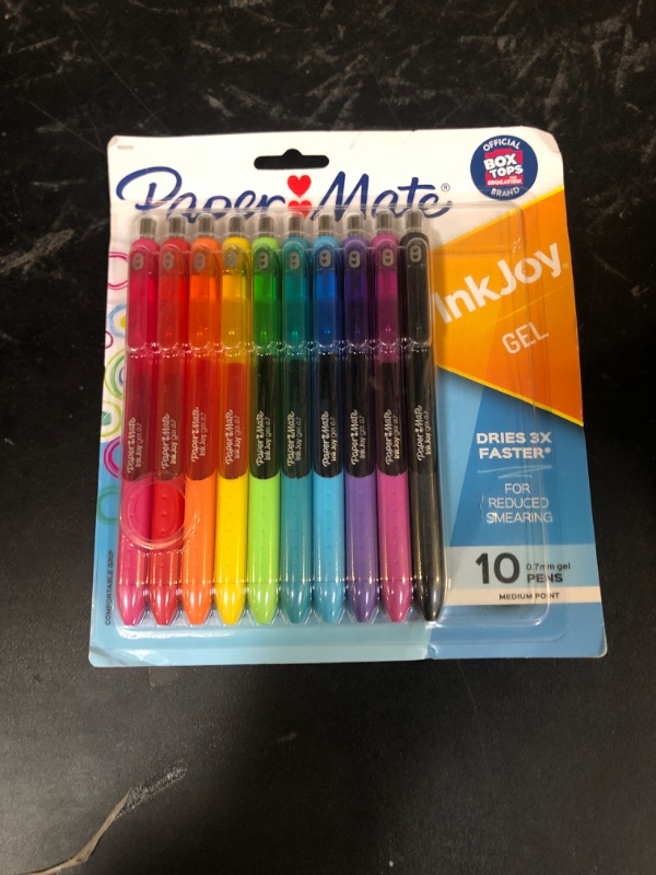 Photo 1 of Paper Mate InkJoy Gel Pens Medium Point Assorted 10 Count