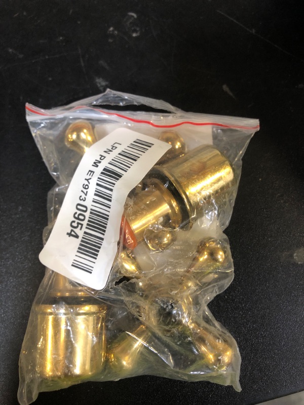 Photo 1 of Uonlytech Gold Knobs 2pcs Faucet Knob Shower Faucet Handle Cross Faucet Tap Kitchen Faucet Handle Tap Head Replacement Goldendoodle Accessories Hot Cold Faucet Handles Brass Hot and Knobs