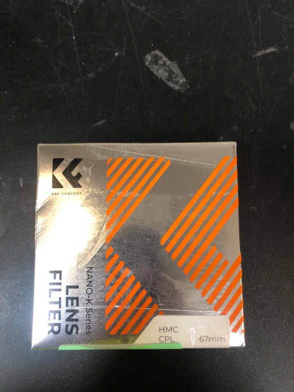 Photo 1 of K&F Concept 67mm Circular Polarizer Filter Ultra-Slim 18 Multi-Coated Optical Glass Circular Polarizing Filter for Camera Lenses with Cleaning Cloth (K Series)