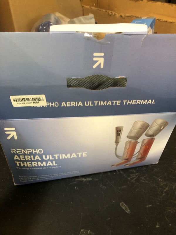 Photo 1 of RENPHO Leg Massager with Heat for Circulation, FSA HSA Eligible Air Compression Calf Massager, Effective for Mother Father Reduce Swelling and Muscle Relaxation-Grey
