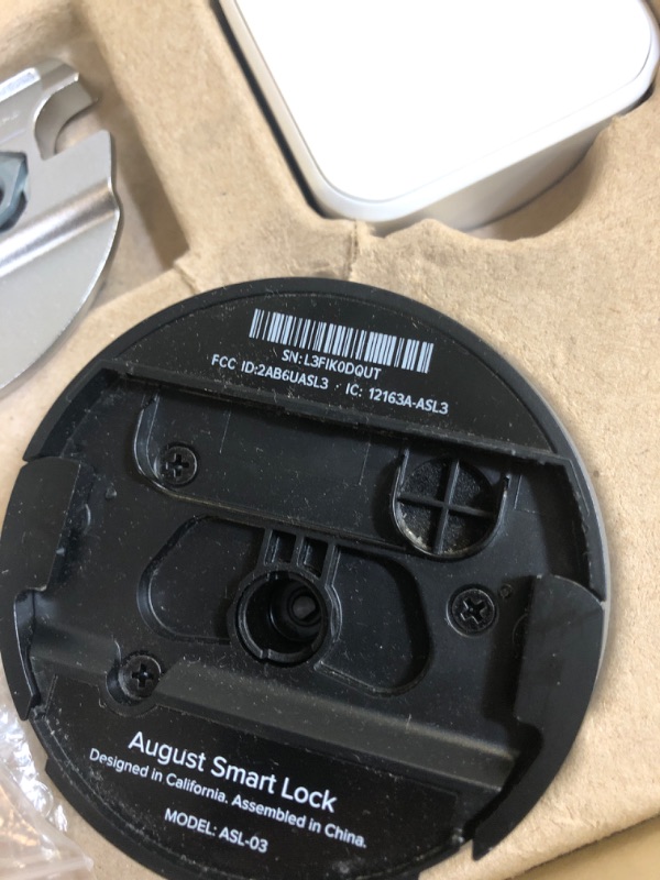 Photo 1 of August Home Smart Lock Pro + Connect Hub - Wi-Fi Smart Lock for Keyless Entry - Works with Alexa, Google Assistant, and more – Silver