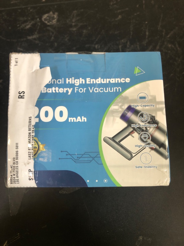 Photo 1 of OHZHAO 7200mAh Replacement for Dyson V7 Battery, Advanced V7 Battery Compatible with Dyson SV11 V7 Motorhead,V7 Animal?, V7 Trigger, V7 HEPA V7 Car+Boat V7 Absolute Handheld Vacuum Cleaners