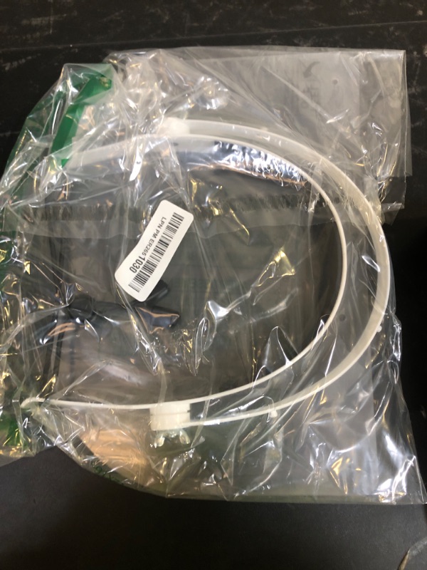 Photo 1 of NoCry Protective Face Shield Mask with Adjustable Headband and 2 Reusable Plastic Visors — Flip-Up Design with Durable Metal Hinges — Anti-Slip Forehead Padding — Fits Over Glasses