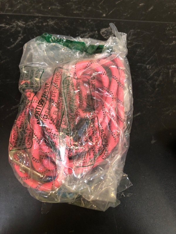 Photo 1 of NTR Long Dog Leash, 15FT Recall Training Lead, with 2 Swivel Hooks, Reflective Threads and Soft Rubber Handle, Puppy Leash for Walking, Hunting, Camping for Small Medium and Large Dogs-Pink