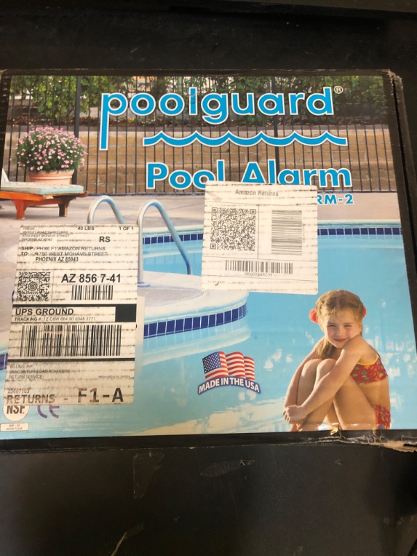 Photo 1 of Poolguard PGRM-2 In-Ground Pool Alarm, White