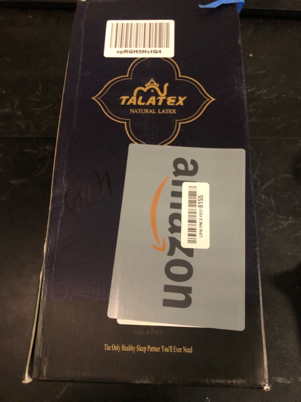 Photo 1 of Talatex Super Slim 100% Natural Premium Latex Pillow, Ultra Thin Flat Pillow for Stomach and Back Sleepers, Toddler Pillow Helps Cervical Neck Alignment and Deeper Sleep
