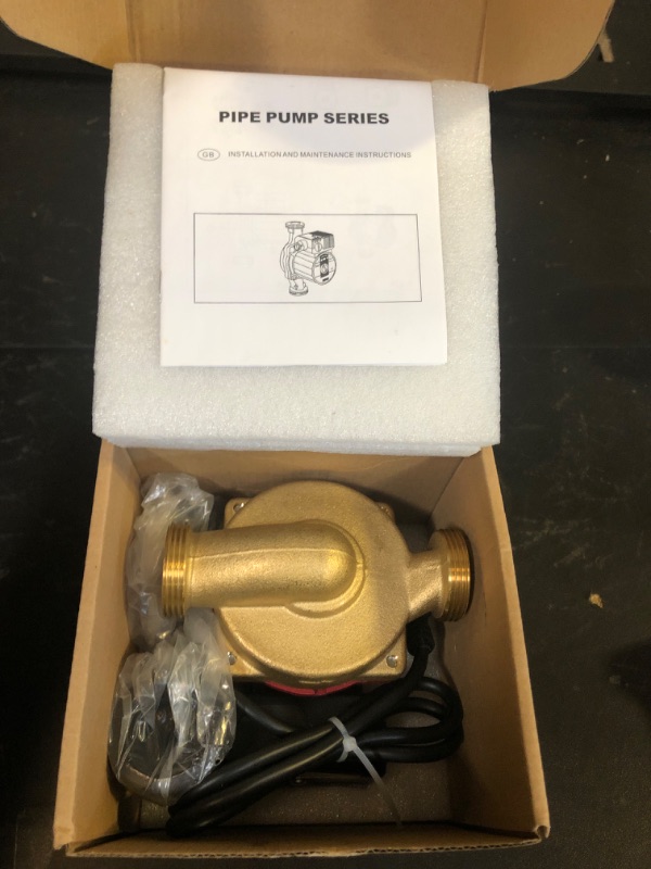 Photo 1 of Sowyre 59896776 115V Non-Submersible Circulator Pump with Line Cord?1/8 HP, 1-1/4" Union NPSM, Compatible with Grundfos 59896776 UP15-29SU/LC