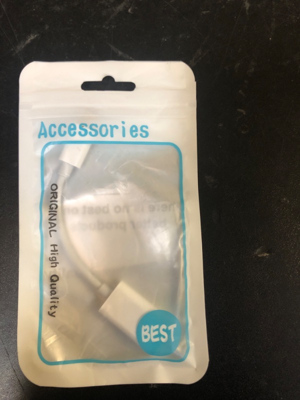 Photo 1 of USB C to Lightning Audio Adapter, USB Type C Male to Lightning Female Earphone Converter Compatible with iPhone 16/16Pro/15/15Pro, iPad Pro, iPad Air 6/5/4, MacBook and More (Audio Only, No Charge)