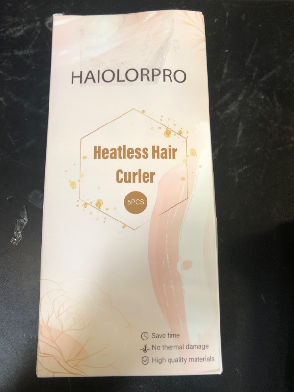 Photo 1 of HAIOLORPRO Heatless Hair Curler Velvet, Heatless Curls Overnight Hair Curlers to Sleep in, Overnight Rods Heatless Curls for Short Long Hair All Hair Types Styling Tools-5PCS Brown