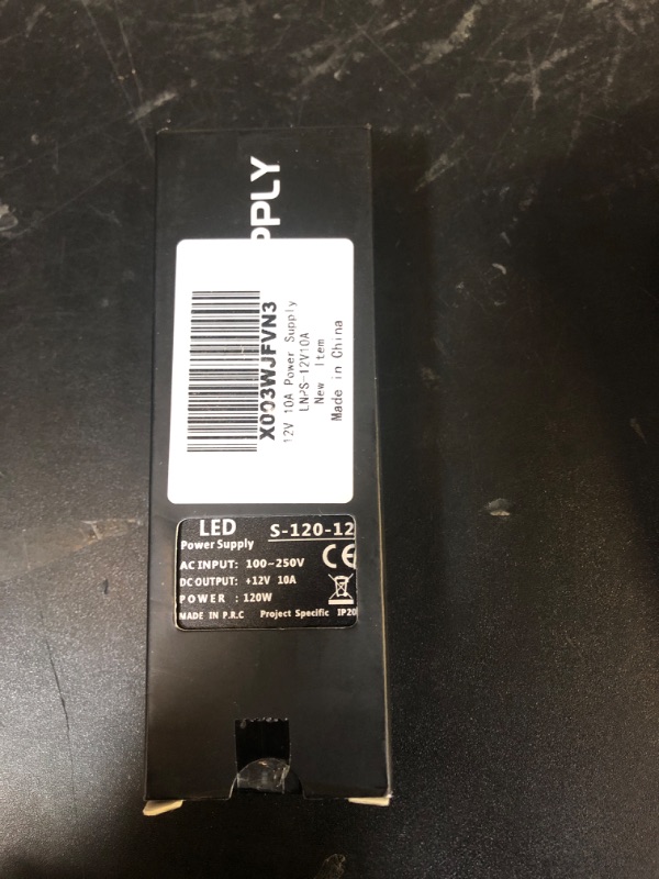 Photo 1 of 12V 10A 120W Universal Regulated Switching Power Supply, 100-250V AC to 12V DC Converter, LED Driver, Industrial Transformer, Adapter for Strip Light, Lamp, Radio