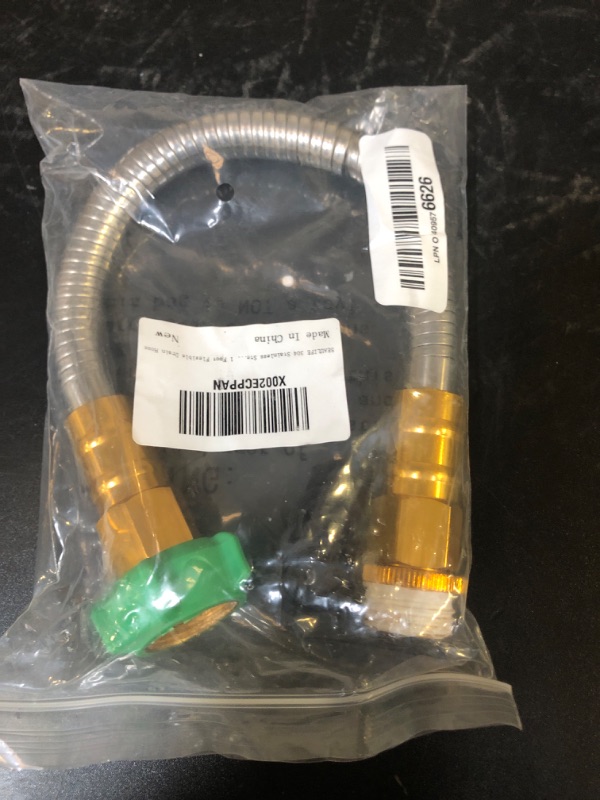 Photo 1 of Beaulife New 304 Stainless Steel Metal Garden Hose with Nozzle-Flexible, Portable & Lightweight (1 foot)