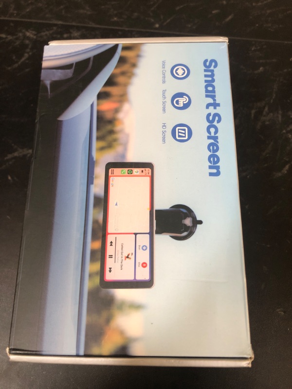 Photo 1 of LAMTTO Wireless Apple Carplay Car Stereo Portable 6.86" Touch Screen Car Play and Android Auto 1080p Backup Camera Drive Mate GPS Navigation with Mirror Link/Siri/FM/Bluetooth