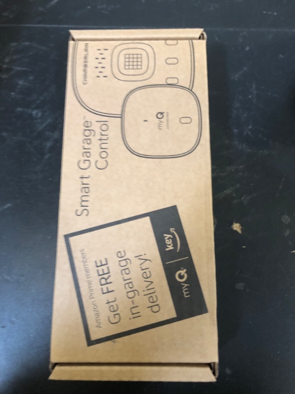 Photo 1 of CHAMBERLAIN Smart Garage Control - Wireless Garage Hub and Sensor with Wifi & Bluetooth - Smartphone Controlled, myQ-G0401-ES, White