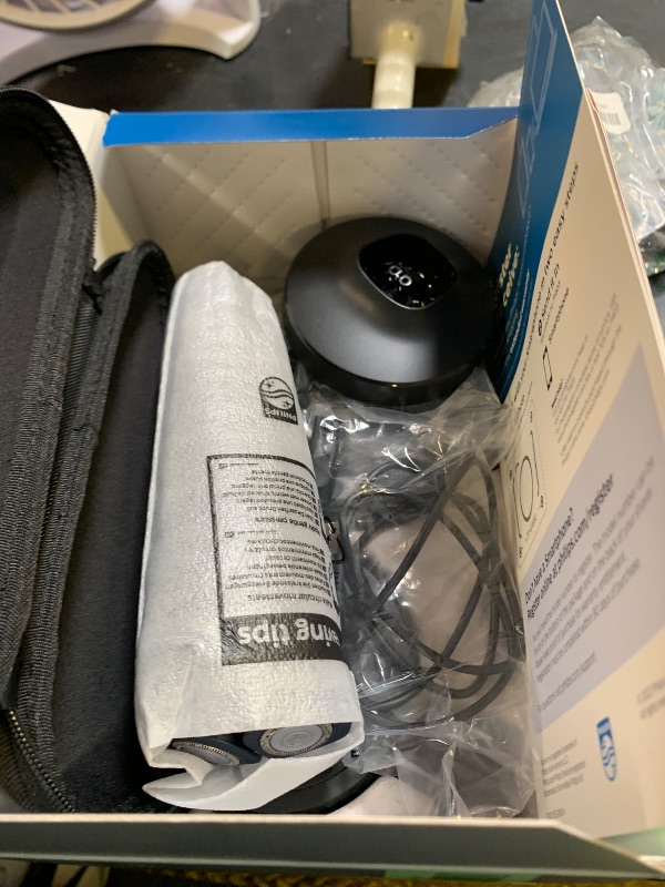 Photo 1 of Philips Norelco Shaver 7800, Rechargeable Wet & Dry Electric Shaver with SenseIQ Technology, Quick Clean Pod, Charging Stand, Travel Case and Pop-up Trimmer, S7885/85