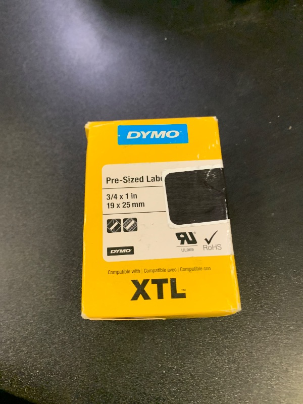 Photo 1 of DYMO All-Purpose Labels for DYMO XTL Label Makers Black on White 1" 1 Roll (1868753)