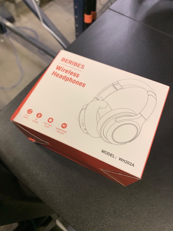 Photo 1 of BERIBES Bluetooth Headphones Over Ear, 65H Playtime and 6 EQ Music Modes Wireless Headphones with Microphone, HiFi Stereo Foldable Lightweight Headsets, Deep Bass for Home Office Cellphone PC Ect.