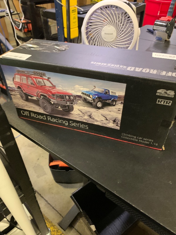 Photo 1 of HLSFWDRIVE RC Rock Crawler 4x4 RC Truck WPL C54-1 RC Crawler Off Road 1/16 Scale RTR All Terrain Proportional Throttle Steering 2.4Ghz 260 Motor Upgraded Chassis and Counter Rotating Gearbox Adult