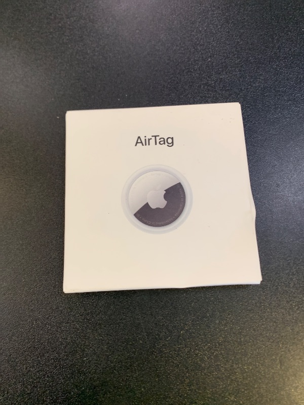 Photo 1 of Apple AirTag. Keep Track of and find Your Keys, Wallet, Luggage, Backpack, and More. Simple one-tap Set up with iPhone or iPad