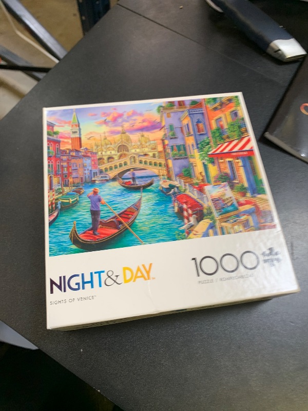 Photo 1 of Buffalo Games - Image World - Sights of Venice - 1000 Piece Jigsaw Puzzle for Adults -Challenging Puzzle Perfect for Game Nights - Finished Size is 26.75 x 19.75