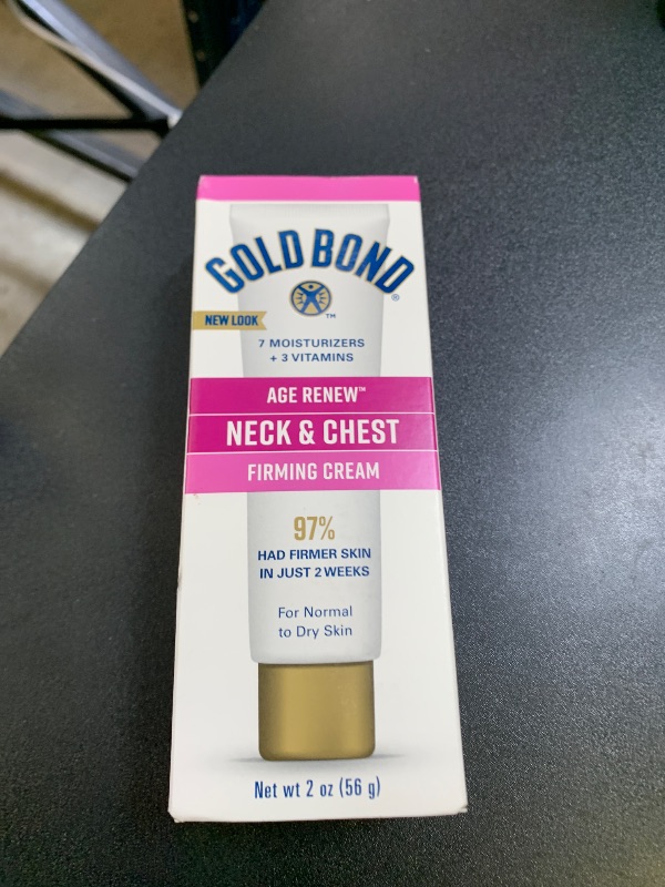 Photo 1 of Gold Bond Age Renew Neck & Chest Firming Age Renew Cream, 2 oz., Clinically Tested Skin Firming Cream