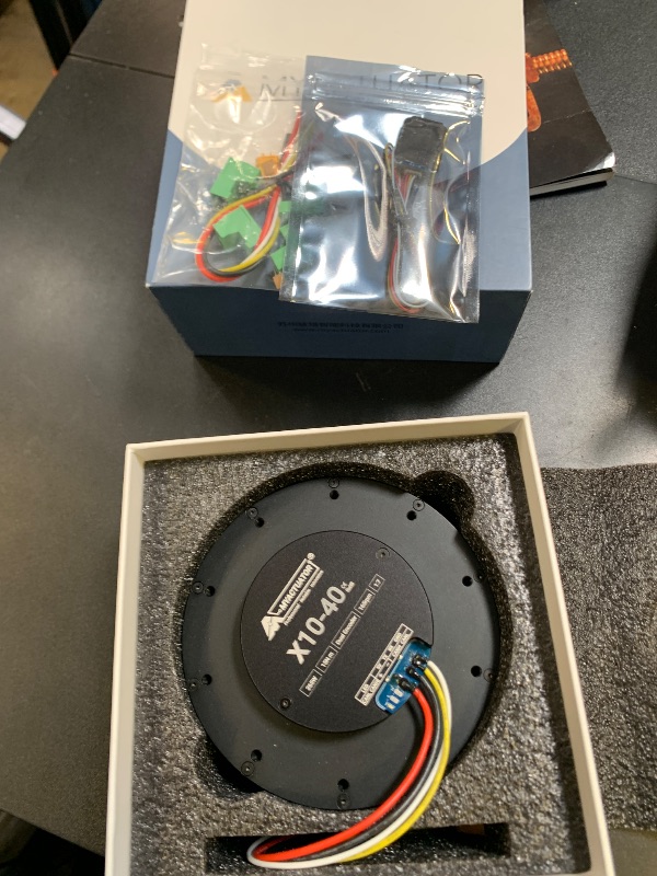 Photo 1 of MyActuator Servo Actuator System RMD-X10-P7-40-C-N Brushless DC Servo Motor Dual Encoder with MCX500 Driver High Torque for Robot Arm Pancake Actuator BLDC Servo Motor