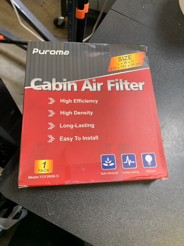 Photo 1 of Puroma Cabin Air Filter Compatible with Toyota Camry, RAV4, Highlander, Corolla, Sienna, Tundra, Prius, 4Runner, Subaru Outback and Legacy, Lexus, Scion, Land Rover, Replacement for CP285, CF10285