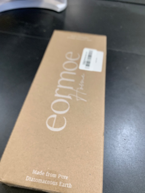 Photo 1 of Eormoe Stone Faucet Mat for Kitchen Sink – Diatomite Drying Stone Mat & Sink Protector, Prevent Moisture – Sink Splash Guard Water-Absorbing Stone Tray for Bathroom Counter [Light Grey,23.6" x 3.9"]