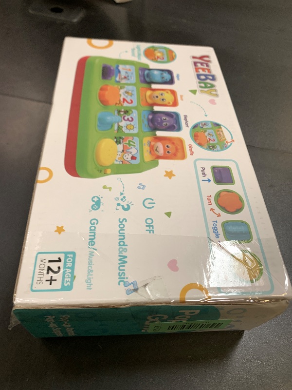 Photo 1 of YEEBAY Interactive Pop Up Animals Toy with Music, Animal Sound, Activity Toys for Ages 9-12 - 18 Months &1 Year Old Kids, Babies, Toddlers, Boys & Girls