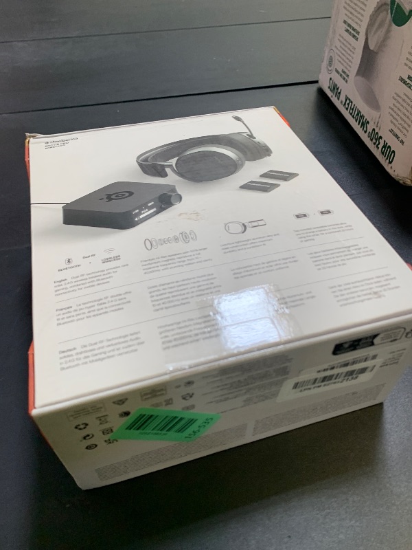 Photo 1 of SteelSeries Arctis Pro Wireless Gaming Headset - High Fidelity 2.4 GHz Wireless - Mixable Bluetooth - Non-Stop Dual Battery - OLED Base Station - AI Noise Canceling Mic - PC, PS5, PS4, Mobile - Black