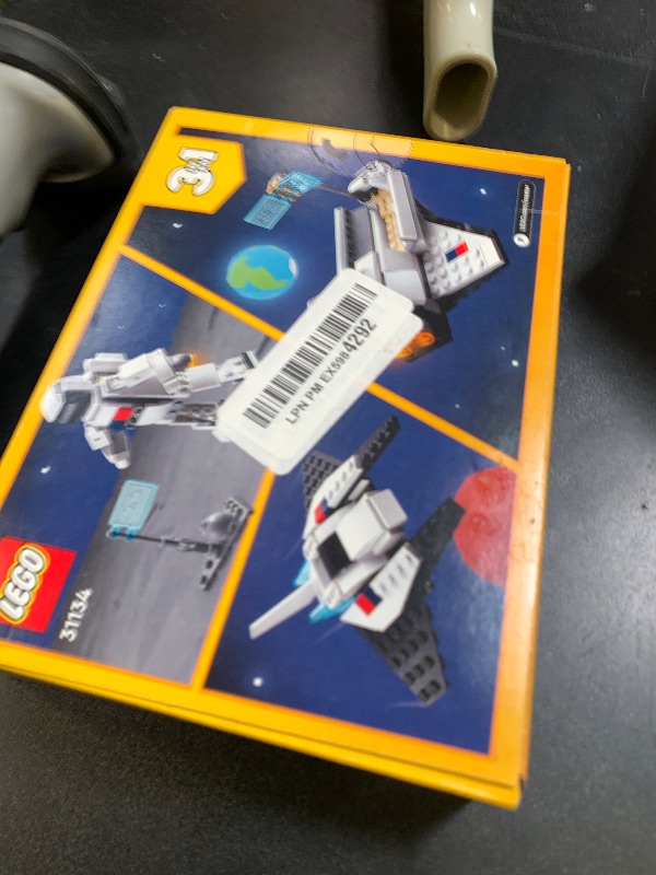 Photo 1 of LEGO Creator 3 in 1 Space Shuttle Toys - Space Toys Building Set for Boys & Girls, Ages 6+ - Option to Build 2 Spaceships or Astronaut - Educational Gift for Kids Birthday & Holidays - 31134