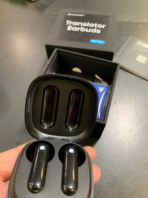 Photo 1 of Timekettle WT2 Edge W3 Translator Device, Bidirection Simultaneous Translation, Translator Earbuds with 40 Languages, Offline Translator, Fast Reaction with Revolutionary Al Tech, Offline Version