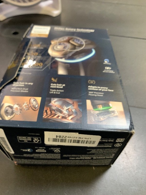 Photo 1 of Philips Norelco Shaver i9000 Prestige Ultra, Wet & Dry Electric Shaver, White Gold, SenseIQ Pro Technology, Triple Lift & Cut System, 360 Rotating NanoTech Precision Blades, Beard Styler, XP9403/88